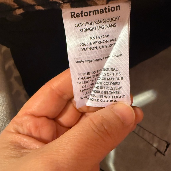 Reformation Cary high rise, slouchy, straight leg jeans - Picture 3 of 16